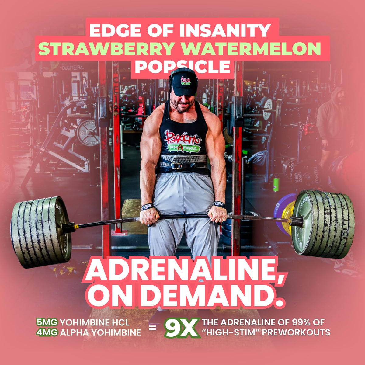Psycho Pharma Edge of Insanity High-Stim Pre-Workout Powder