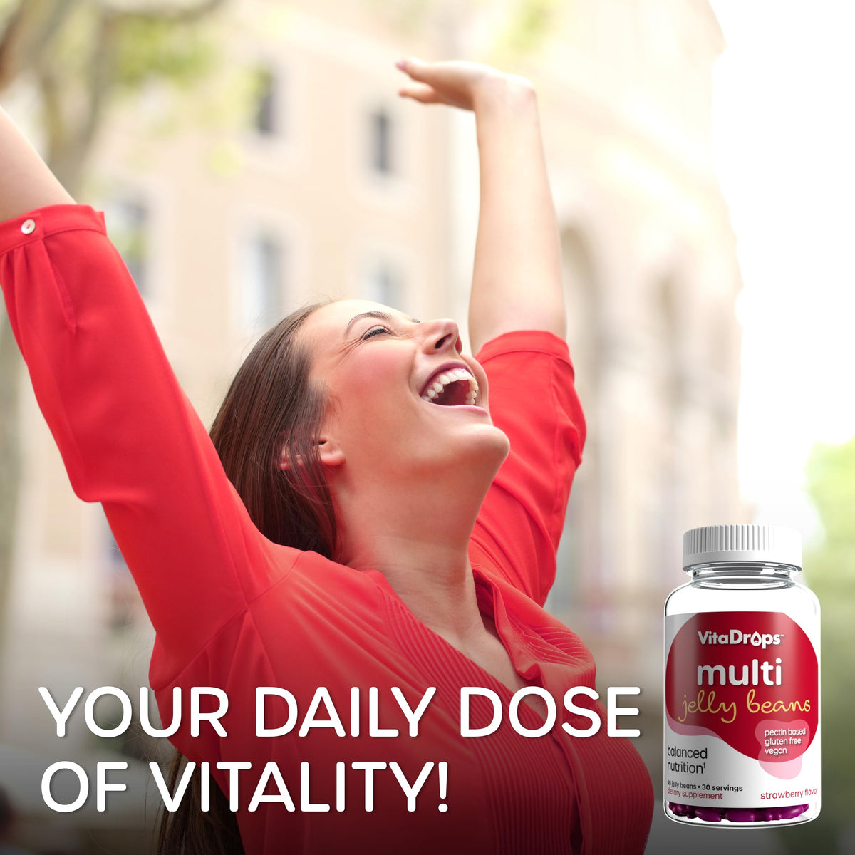 VitaDrops Multivitamin Jelly Beans for Women & Men - 90 Jelly Beans - image 4
