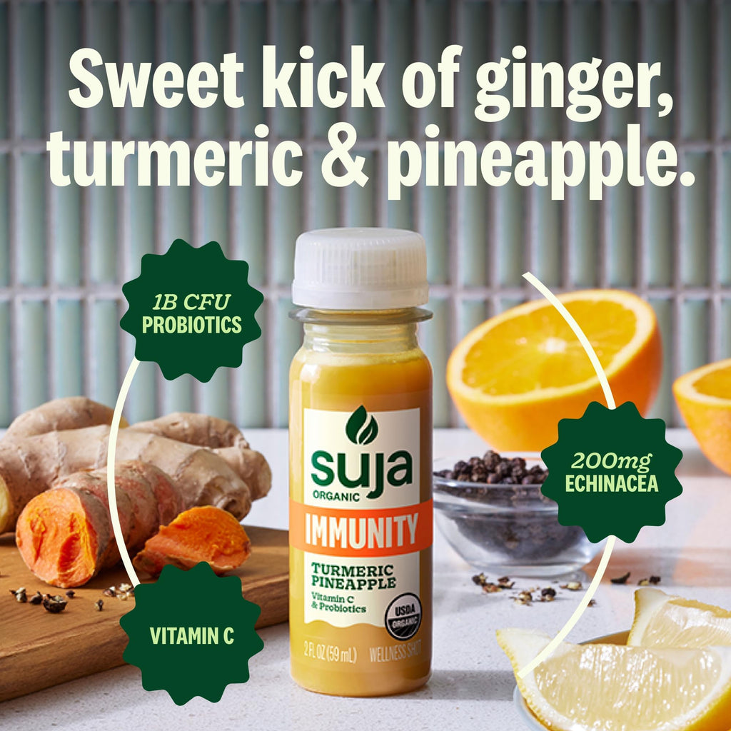 Suja Organic Immunity Defense Shot with Turmeric & Ginger - 10 Pack - image 2