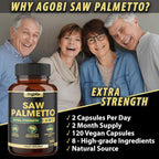 Agobi 8in1 Saw Palmetto Prostate Support - 120 Vegan Capsules - image 5