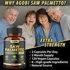 Agobi 8in1 Saw Palmetto Prostate Support - 120 Vegan Capsules - image 5
