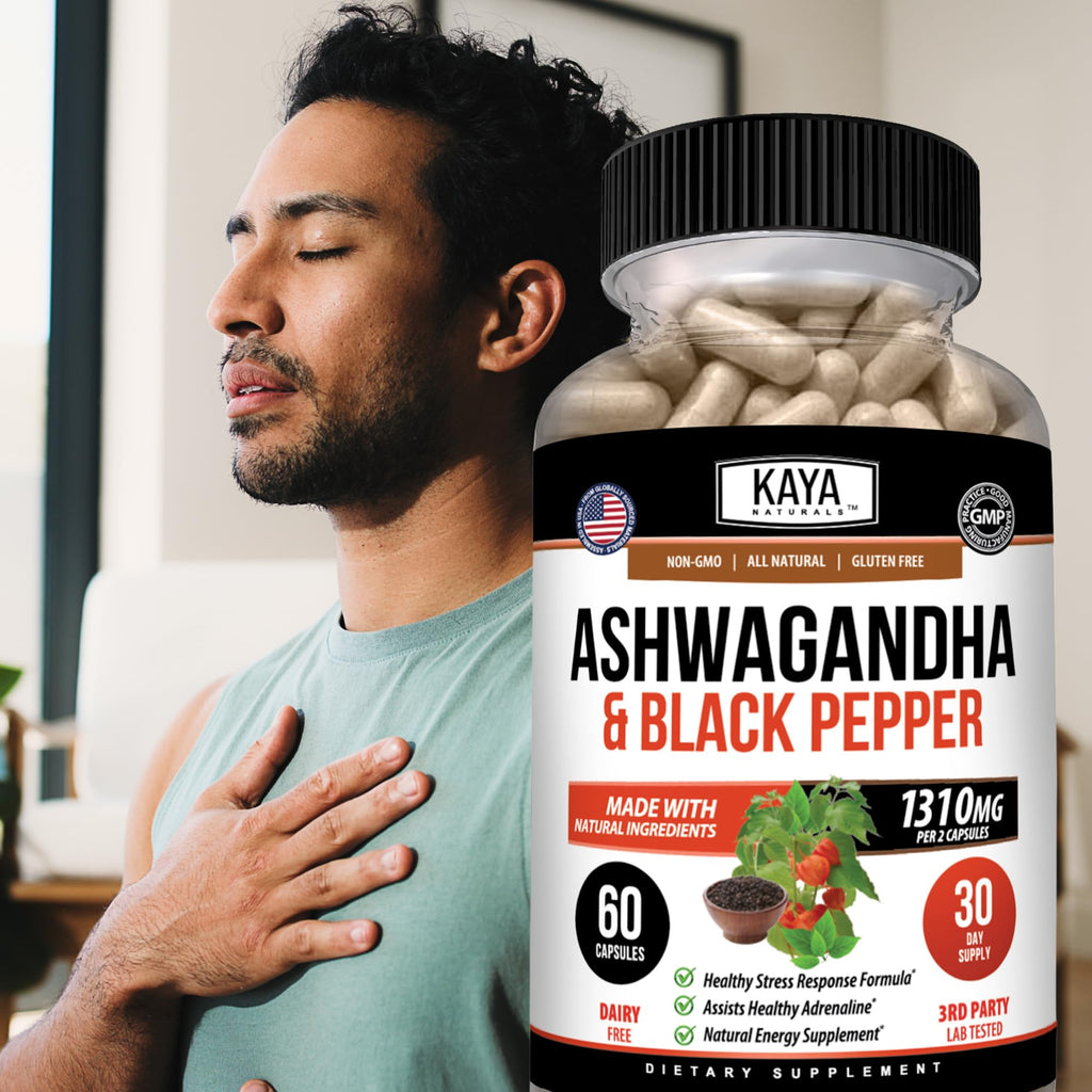Kaya Naturals Root Powder Capsules - Pure Nature Ashwaganda