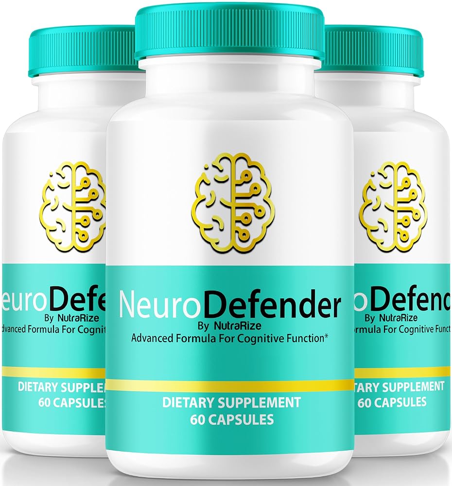 NutraRize Neuro Defender Pills Memory & Focus Support - 180 Capsules
