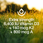 Fresh Nutrition Vegan Vitamin D3 + K2 6400 IU - 90 Capsules - image 4
