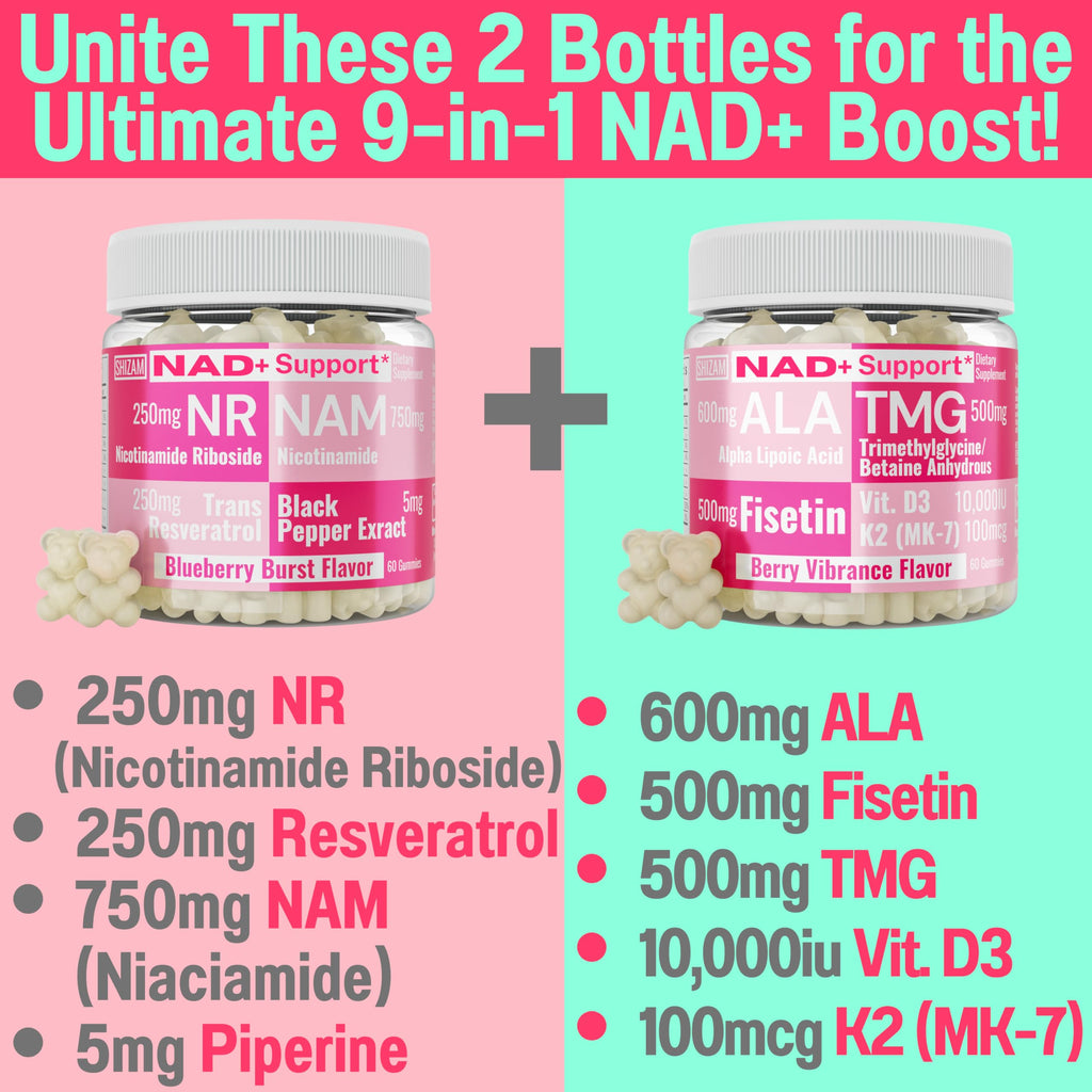 SHIZAM Nicotinamide Riboside NAD+ Gummies - 60 Count - image 5