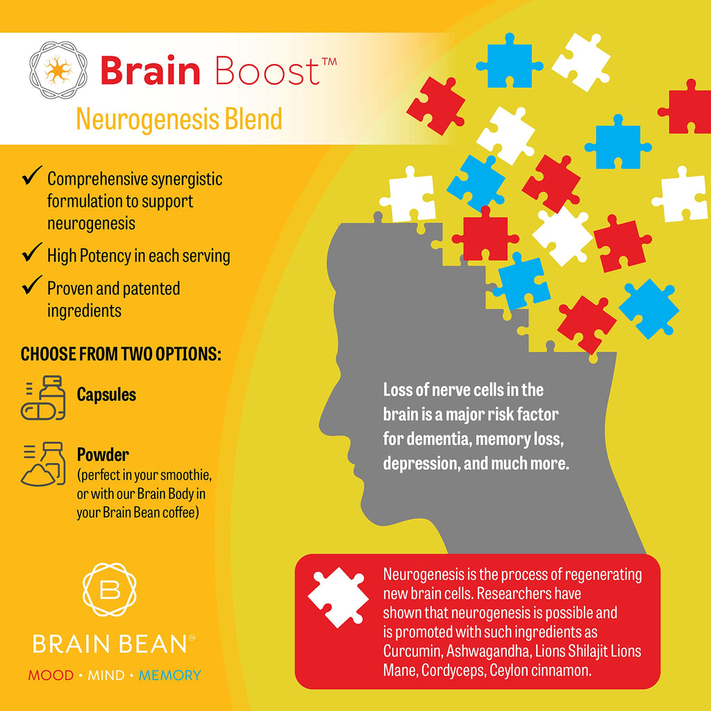 Brain Bean Brain-Boost Powder for Memory Support - 5.29 oz - image 3