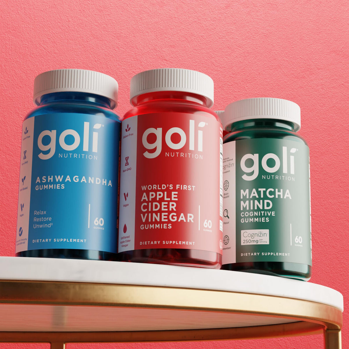 Goli Apple Cider Vinegar Gummies - Worlds First ACV Gummy