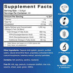 Patient One Omega-3 800 mg Fish Oil EPA & DHA - 60 Softgels - image 2