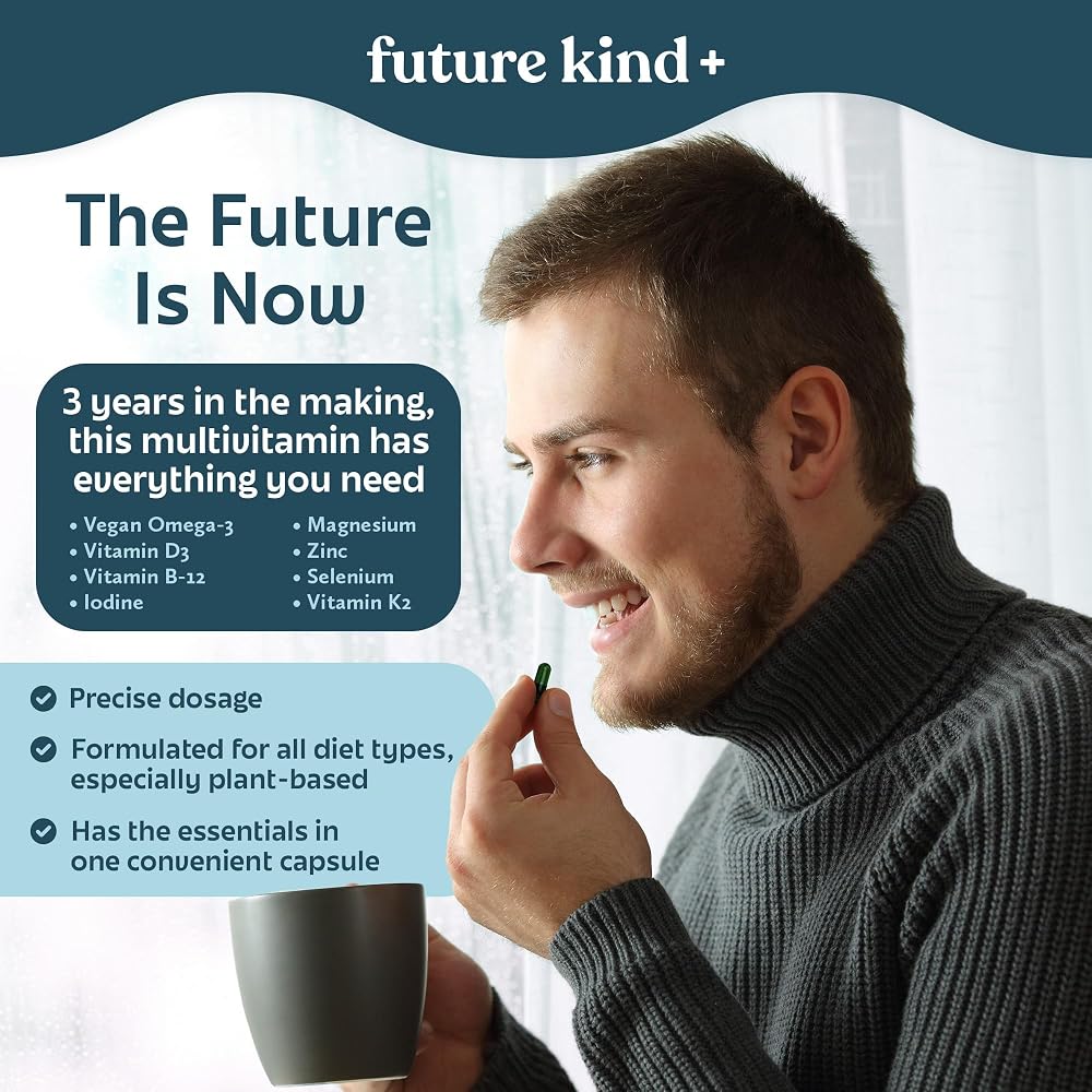 Future Kind Foundations Multivitamin for Women & Men, Vegan - 60 Capsules - image 4