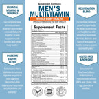 BioSchwartz Mens Multivitamin with Vitamin C A B D3 E Zinc for Immune