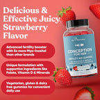 Eu Natural Conception for Her Fertility Gummies with Myo-Inositol - 75 Gummies - image 3