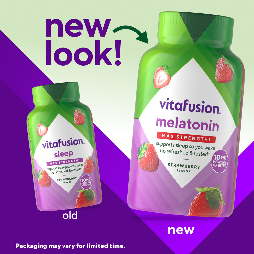Vitafusion Melatonin 10mg Gummies Sleep Support - 100 Count - image 2