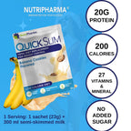 NUTRIPHARMA Quick Slim Quick Slim Meal Replacement Shakes for Weight