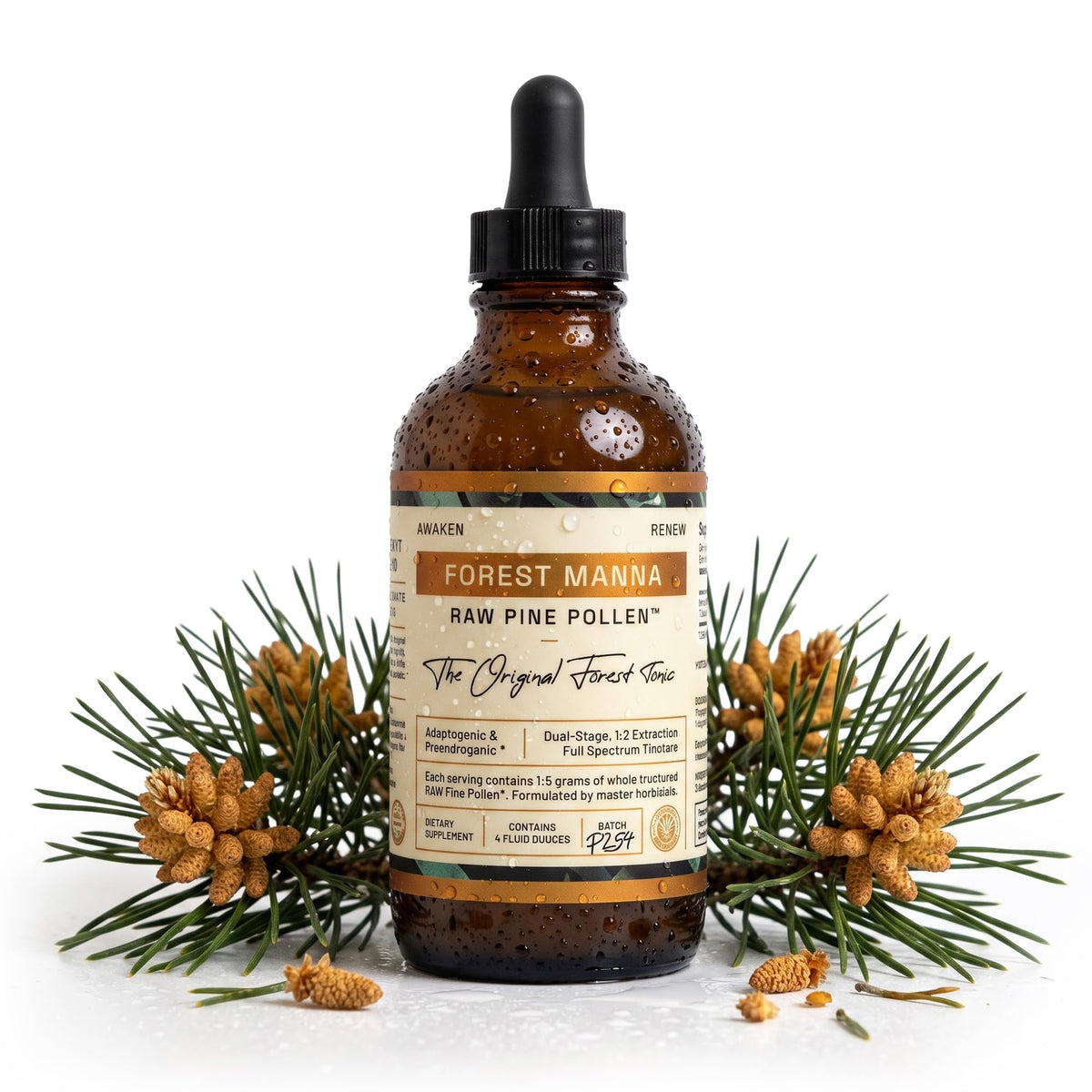 RAW Forest Foods Forest Manna Royal Pine Pollen Tincture