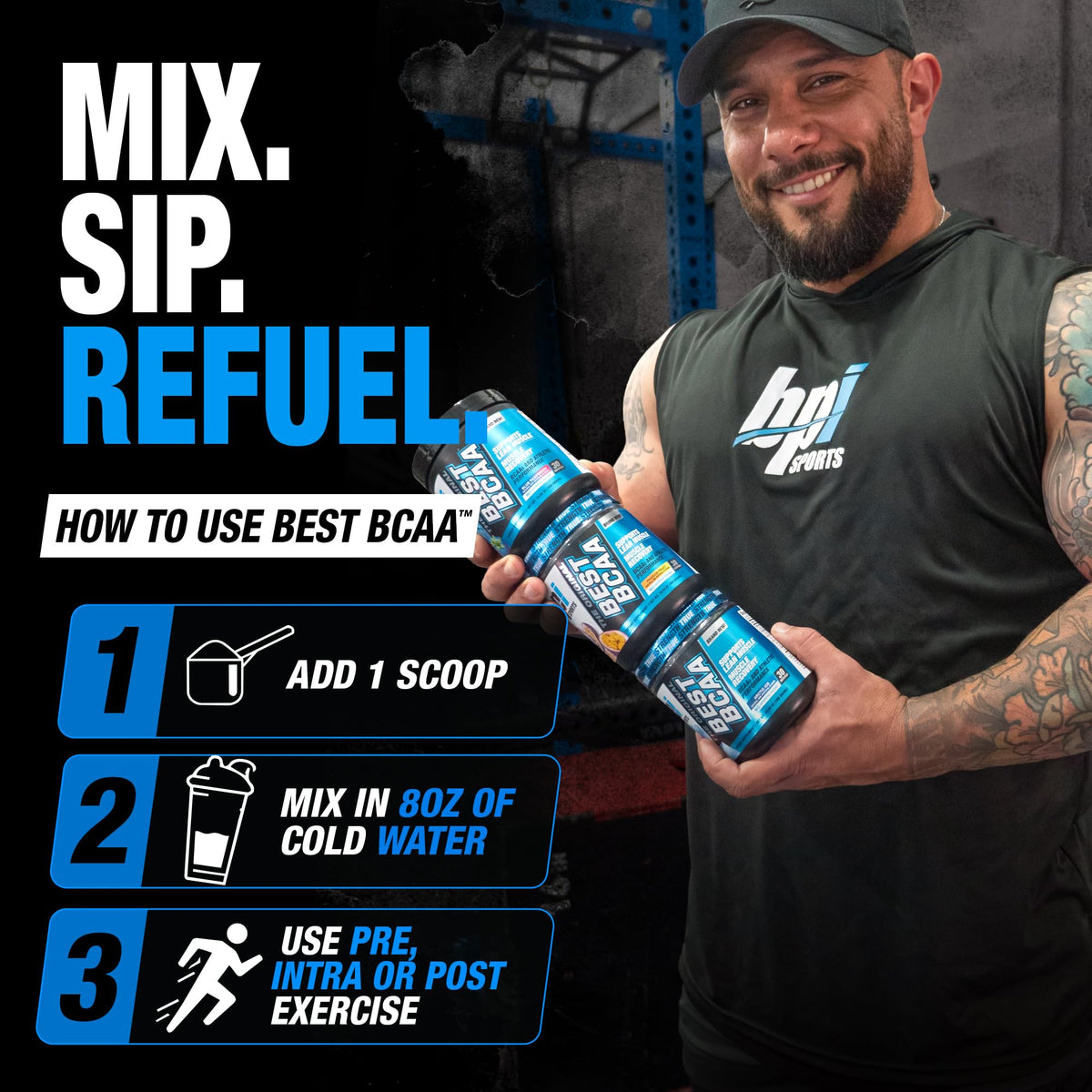 BPI Sports Best BCAA - BCAA Powder Post Workout Sports Drink