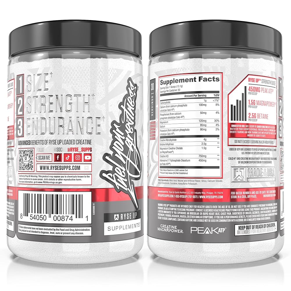 Ryse Loaded Creatine for Men & Women - 30 Servings
