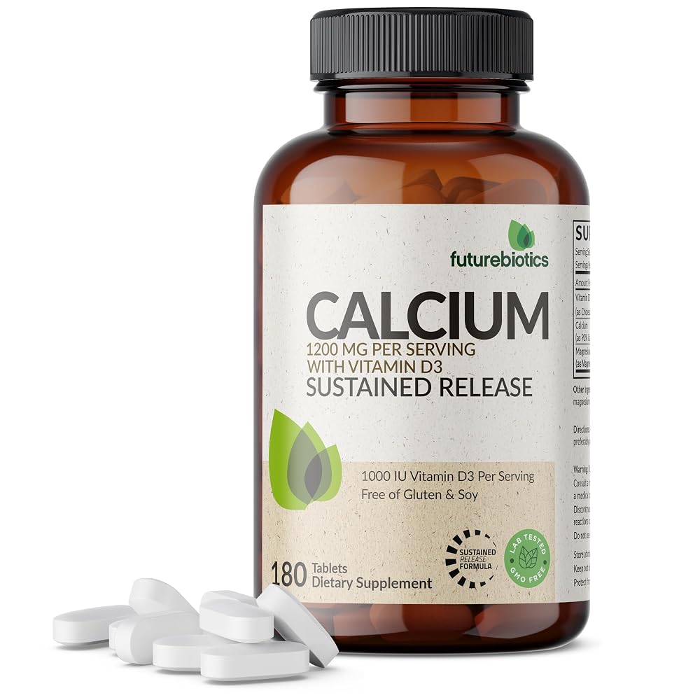 Futurebiotics Calcium 1200 MG Per Serving Sustained Release