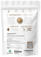 Micro Ingredients Organic Lion's Mane Mushroom Powder - 16oz - image 2