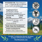 Pure Mountain Botanicals Vitamin D3 Liquid Drops 5000 IU - 1 oz - image 3