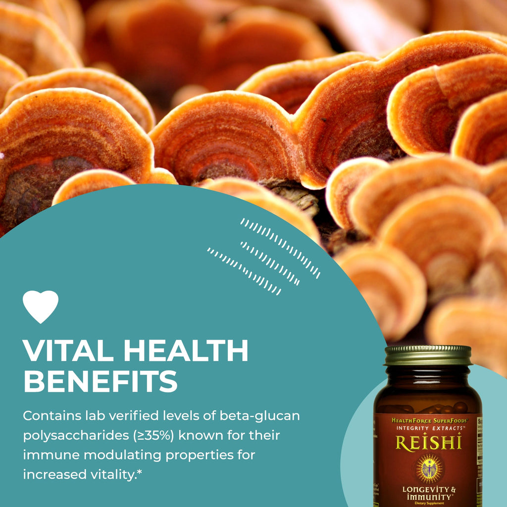 HEALTHFORCE SUPERFOODS Integrity Extracts Reishi - 90 Capsules - image 5