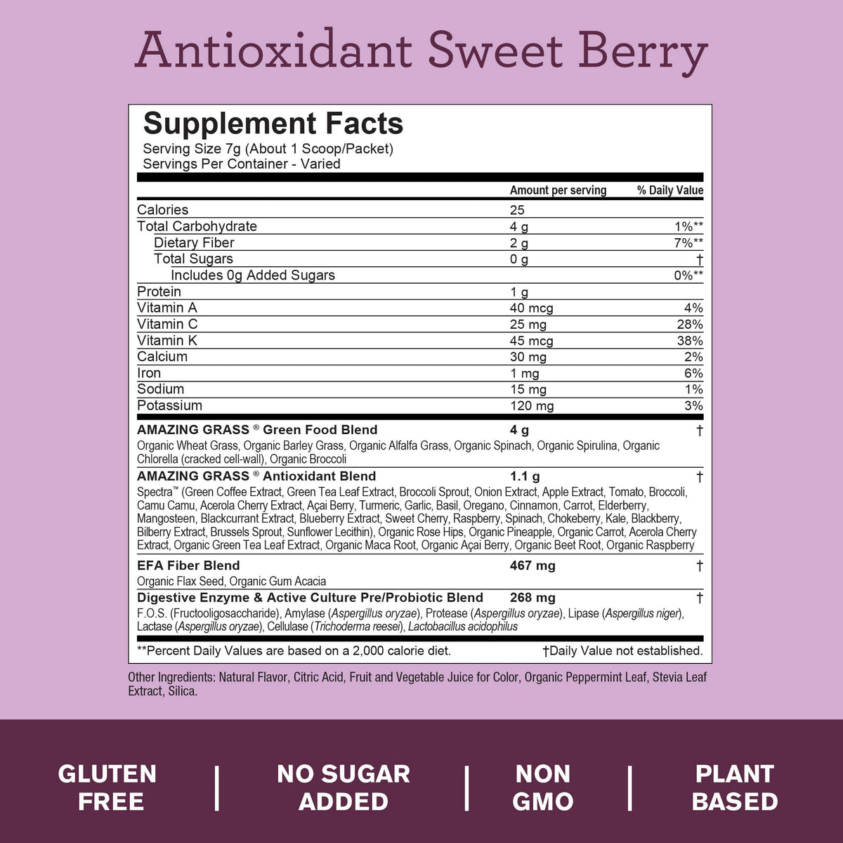 Amazing Grass Greens Blend Antioxidant Superfood Powder - 100 Servings - image 4
