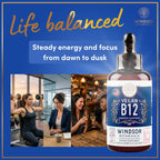 Windsor Botanicals Vegan Vitamin B12 Liquid Methylcobalamin 5000 mcg - 2 Fl Oz - image 7