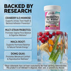 Clean Nutraceuticals Probiotics for Women with D Mannose - 60 Capsules - image 3
