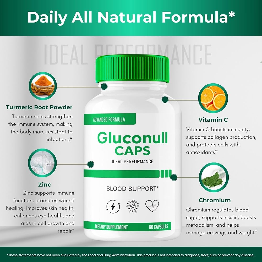 IDEAL PERFORMANCE Gluconull Capsules All Natural Formula - 180 Capsules - image 7
