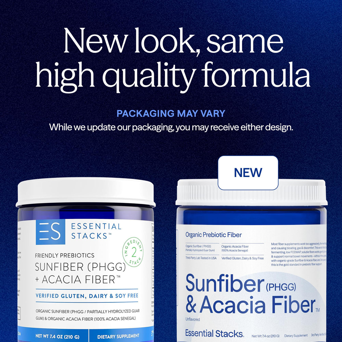 Essential Stacks Sunfiber PHGG & Acacia Fiber Powder - 7.4 oz - image 2