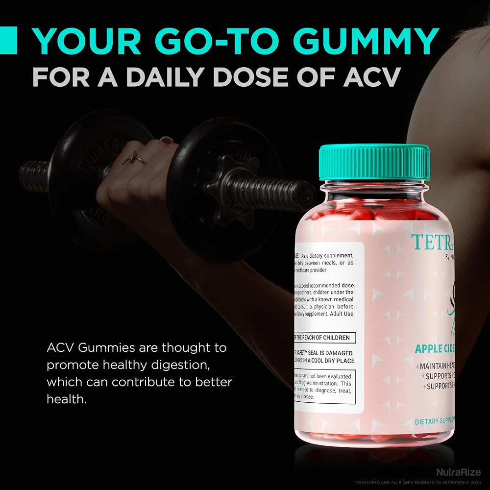 NutraRize Tetraquel Keto ACV Gummies - 180 Gummies - image 5