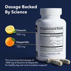 VITASUPPORTMD Vein Formula Diosmin Hesperidin 1000mg - 60 Capsules - image 3
