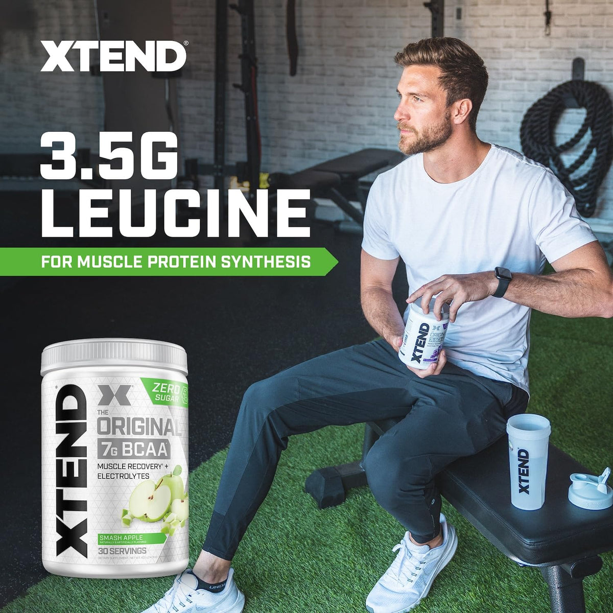 Xtend Original BCAA Powder 7g Amino Acids - 30 Servings - image 3