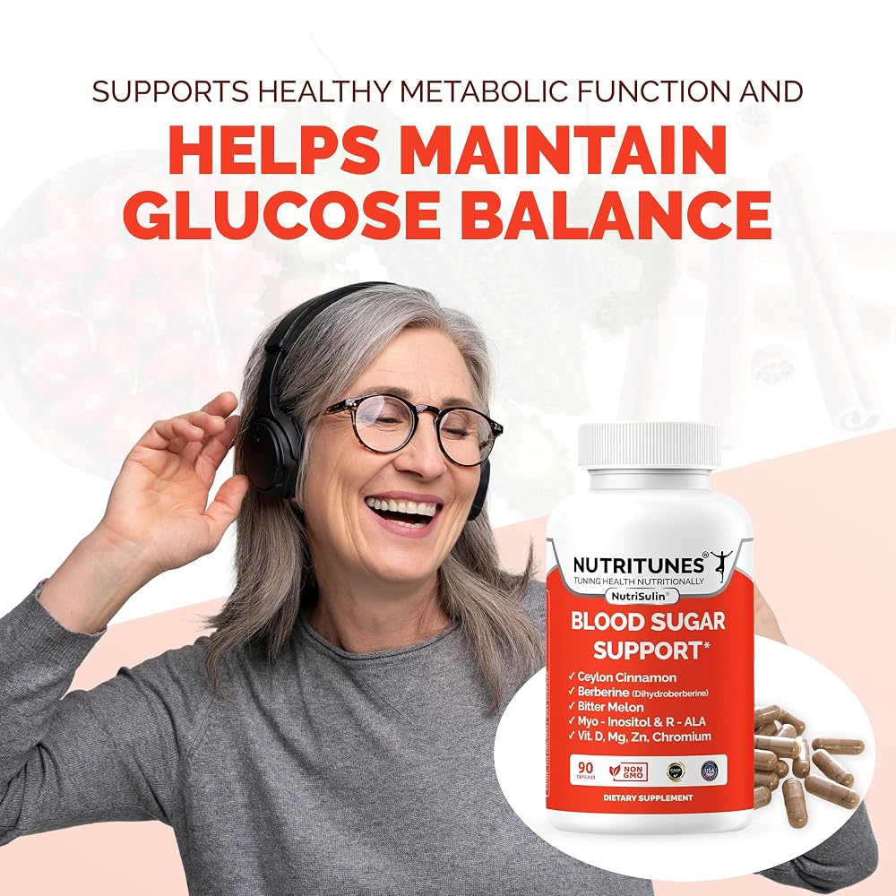 Nutritunes - NutriSulin Blood Sugar Support - 90 Capsules - image 6