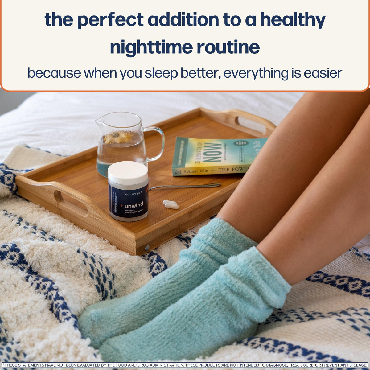 Avantera Unwind Stress and Sleep Supplement - 56 Vegan Capsules - image 3