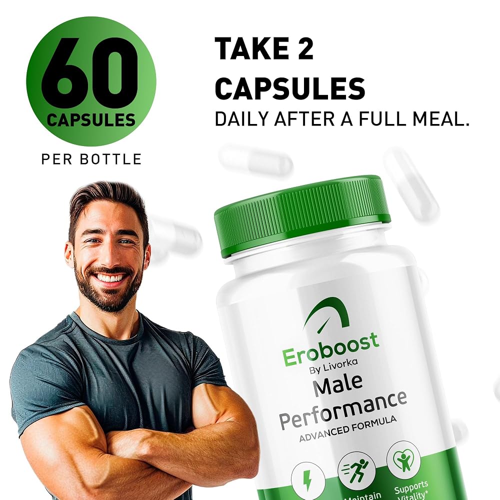 LIVORKA EroBoost Capsules Supplement for Men - 180 Capsules - image 4