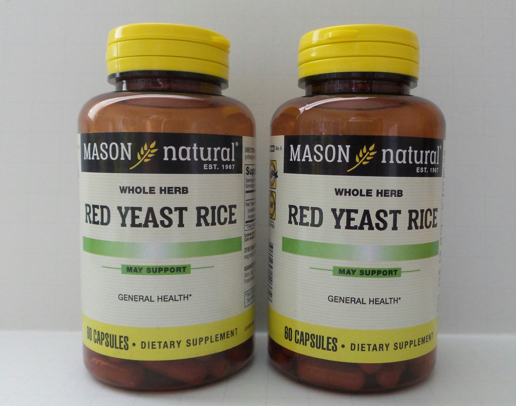 MASON NATURAL Red Yeast Rice - 120 Capsules