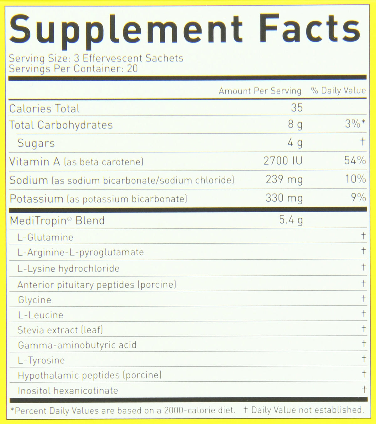 Nutraceutics Meditropin Amino Acid Supplement for Recovery - 60 Sachets - image 4