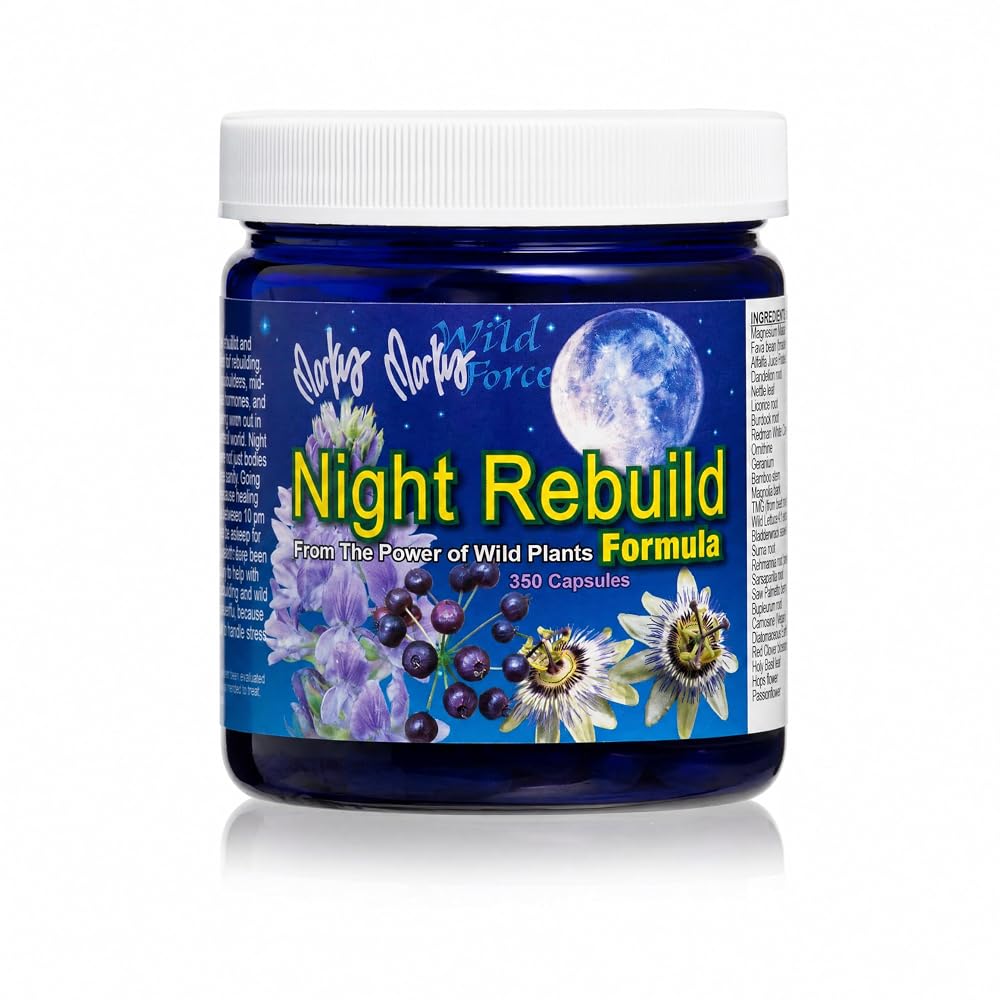 Wild Force Night Rebuild Capsules Nighttime Herbal Formula - 350 Count
