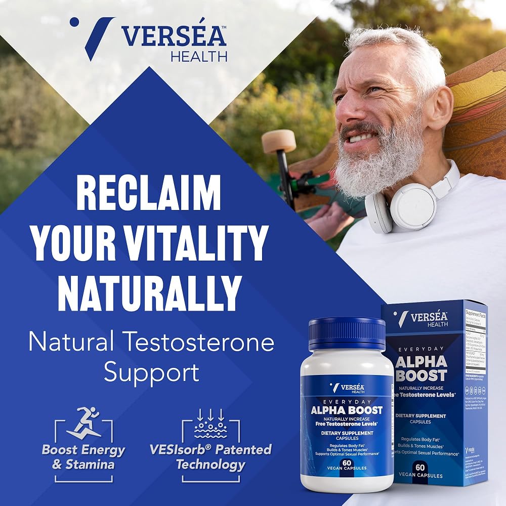 Verséa Alpha Boost Testosterone Support - 60 Capsules - image 2
