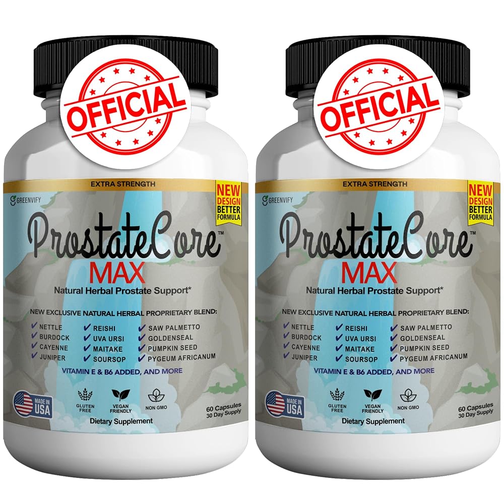 GREENVIFY ProstateCore Max Extra Prostate Supplements for Men Capsules