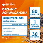 Clinical Effects Ashwagandha with Black Pepper - 60 Capsules - image 7