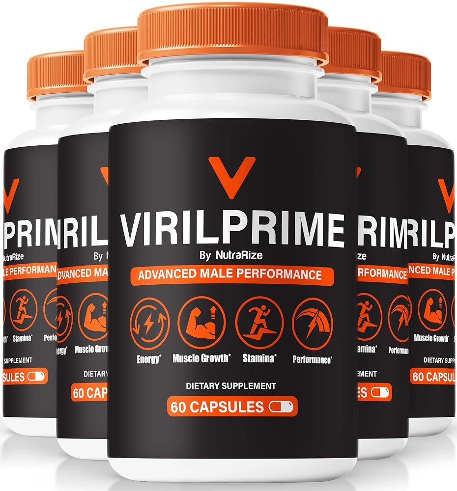 NutraRize VirilPrime Capsules for Energy & Stamina - 300 Capsules