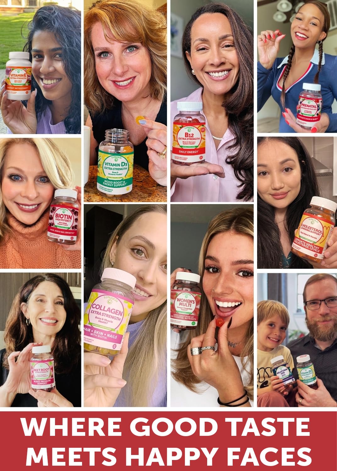 Lunakai Womens Multivitamin Gummies - Tastiest Proprietary Formula