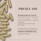 Garden Organics Prickly Ash Herbal Supplement - 60 Vegetarian Capsules - image 3