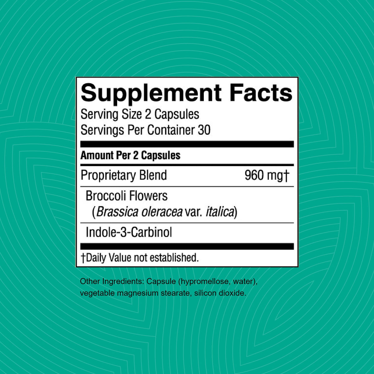 Nature's Sunshine Indole 3 Carbinol Hormone Balance - 60 Capsules - image 3
