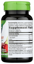 Nature's Way Beet Root Powder 500mg - 100 Capsules - image 6