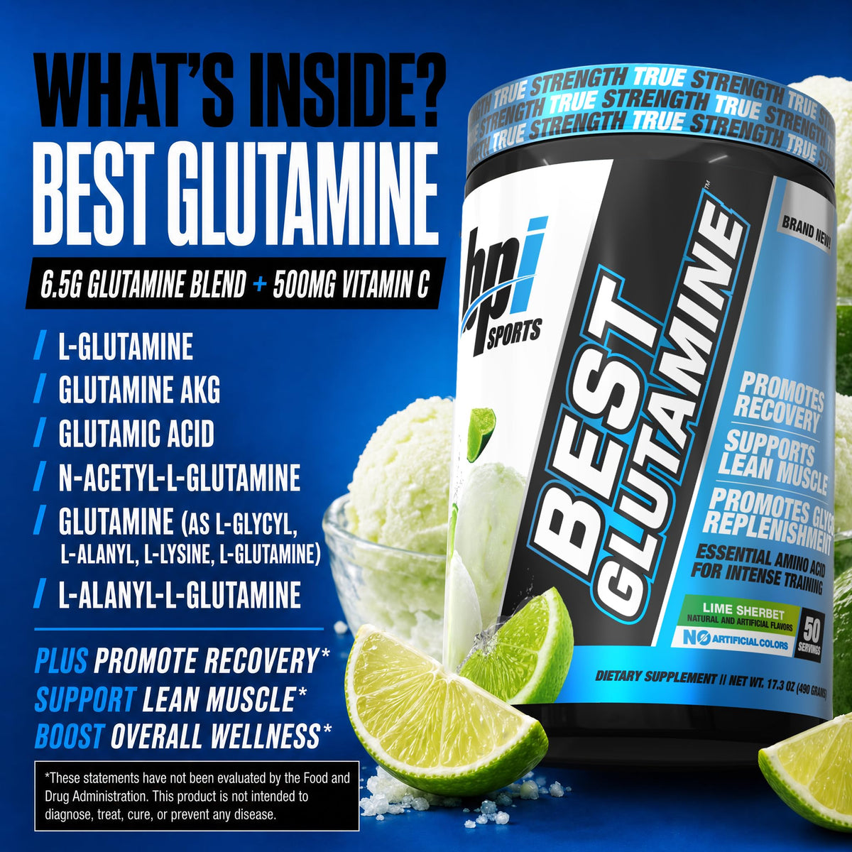 BPI Sports Best Glutamine Essential Amino Acid For Intense Training