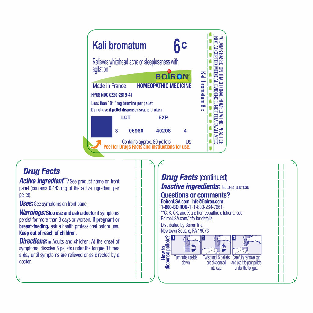 Boiron Kali Bromatum 6C Homeopathic for Sleeplessness - 80 Pellets - image 9
