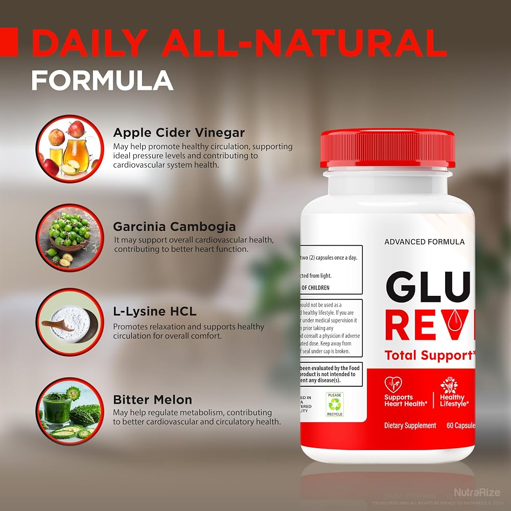 NutraRize Gluco Revive Natural Supplement - 180 Capsules - image 5