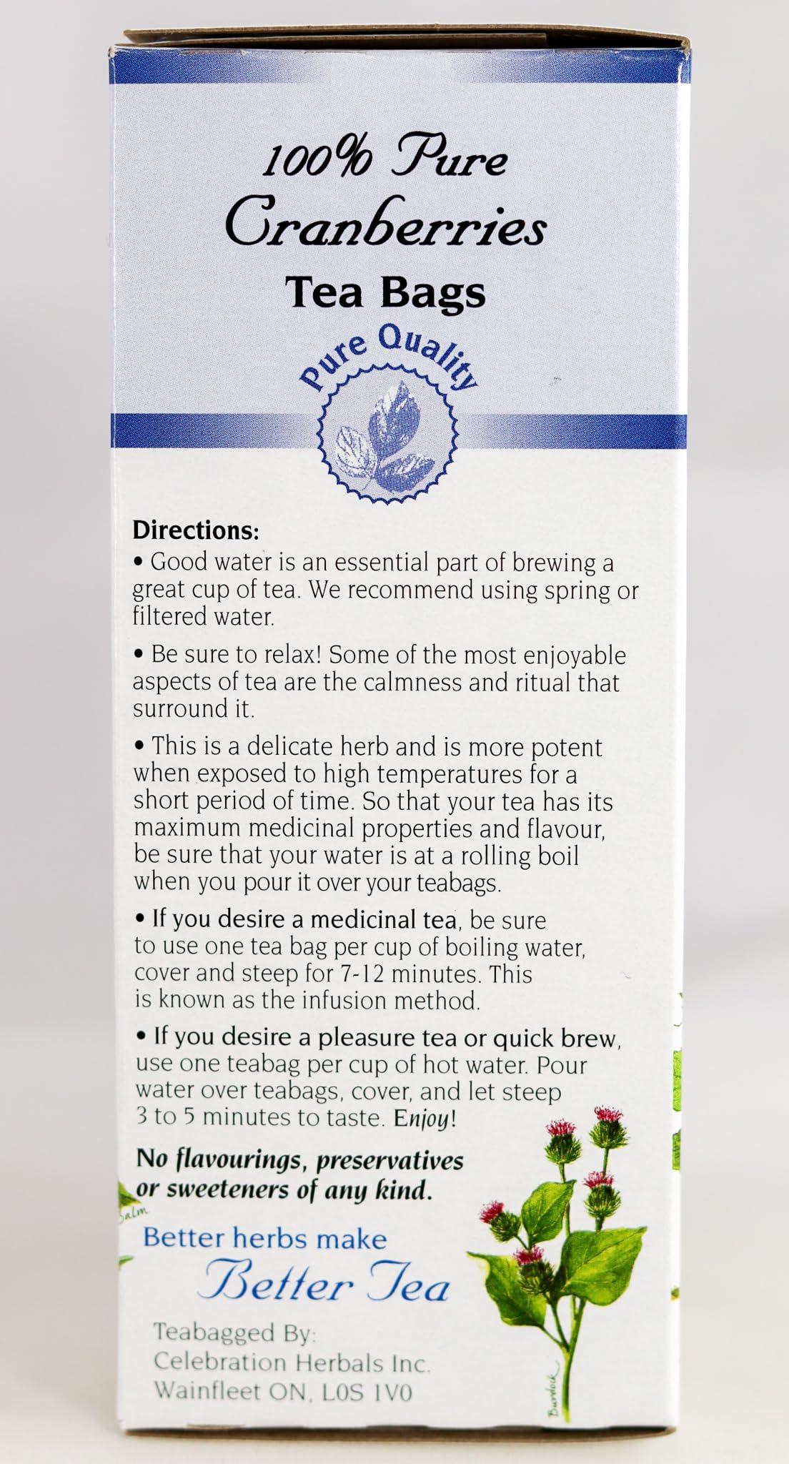 Celebration Herbals Cranberry Tea - 24 Teabags - image 4